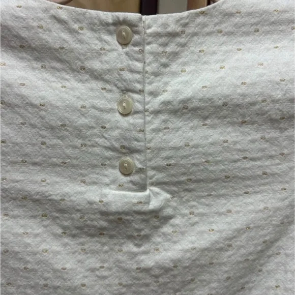 Gymboree White Sheath Dress with Flutter Cap Sleeves - Picture 14 of 16